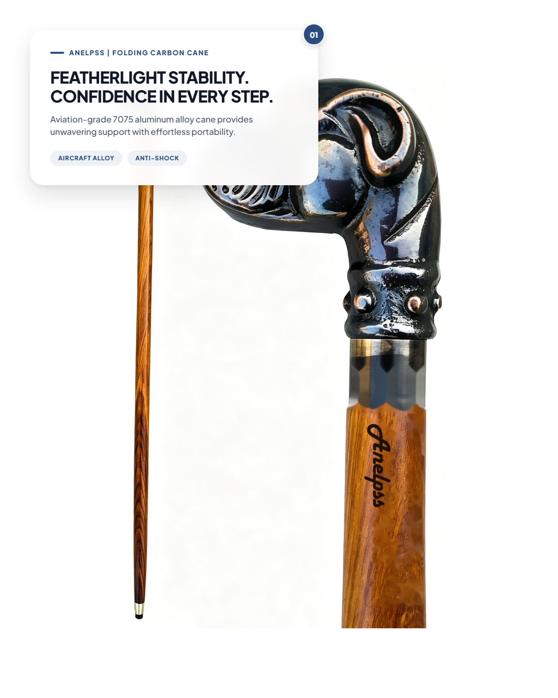 Anelpss™ Victorian Bulldog Antique Bronze Gentleman Walking Cane